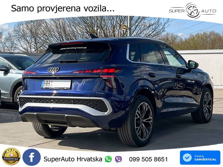 Audi Q3 2.0 TDI Aut. S line 150 KS, ACC+LED+KAM+GR SJED+VIRT+ASIST
