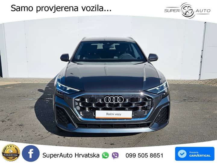 Audi Q8 50 TDI quattro Aut. S line 286 KS, ACC+360+KEY+GR SJED+VIRT+LANE