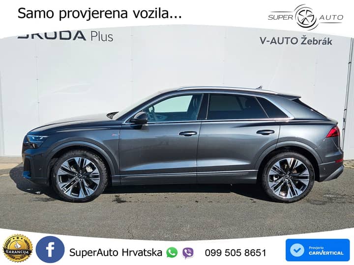 Audi Q8 50 TDI quattro Aut. S line 286 KS, ACC+360+KEY+GR SJED+VIRT+LANE