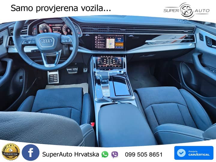 Audi Q8 50 TDI quattro Aut. S line 286 KS, ACC+360+KEY+GR SJED+VIRT+LANE