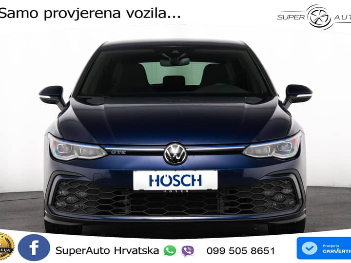 VW Golf 8 GTE 1.4 TSI DSG 245 KS, MATRIX+ACC+KAM+PDC+VIRT+ASIST