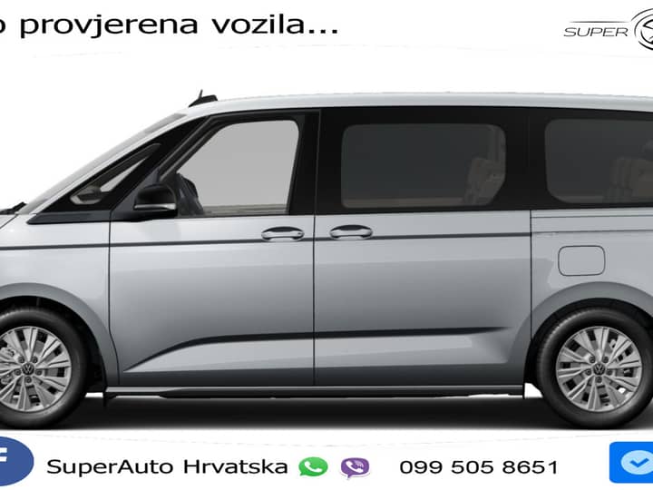 NOVO VW T7 Multivan 2.0 TDI DSG Life L2 150 KS, 7-SJED+ACC+GR SJED+LED