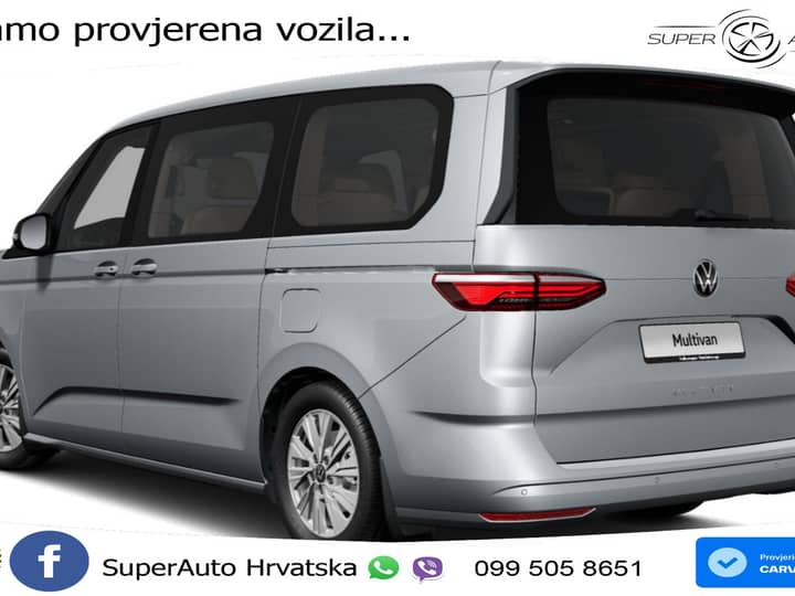 NOVO VW T7 Multivan 2.0 TDI DSG Life L2 150 KS, 7-SJED+ACC+GR SJED+LED