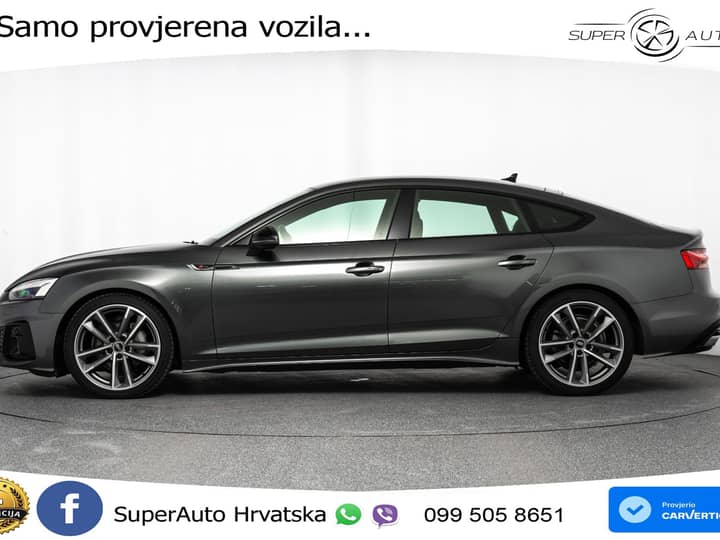 Audi A5 SB 40 TFSI S tronic 2xS line 204 KS, ACC+KAM+GR SJED+VIRT+NAVI