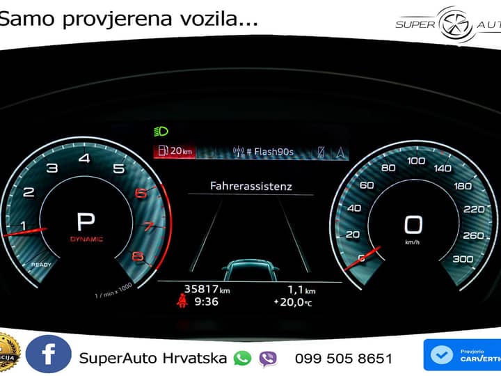 Audi A5 SB 40 TFSI S tronic 2xS line 204 KS, ACC+KAM+GR SJED+VIRT+NAVI