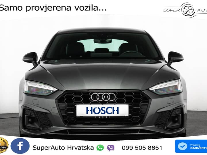 Audi A5 SB 40 TFSI S tronic 2xS line 204 KS, MATRIX+ACC+GR SJED+KAM+VIRT+PDC