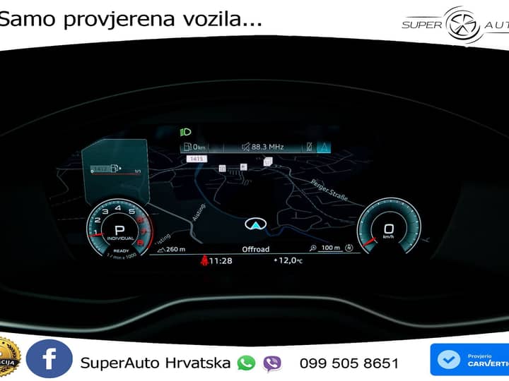 Audi A5 SB 40 TFSI S tronic 2xS line 204 KS, MATRIX+ACC+GR SJED+KAM+VIRT+PDC