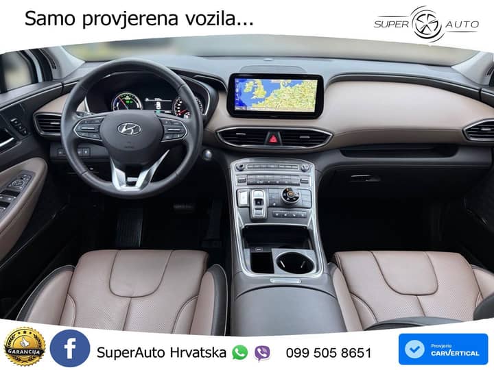 Hyundai Santa Fe 1.6 T-GDi 4WD 179 KS, ACC+KAM+GR SJED+LED+LANE