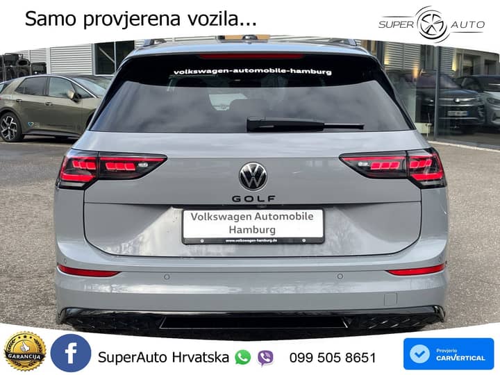 VW Golf 8 Variant 2.0 TDI DSG R-Line 150 KS, LED+ACC+PANO+GR SJED+VIRT+HEAD+KAM