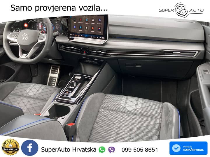 VW Golf 8 Variant 2.0 TDI DSG R-Line 150 KS, LED+ACC+PANO+GR SJED+VIRT+HEAD+KAM