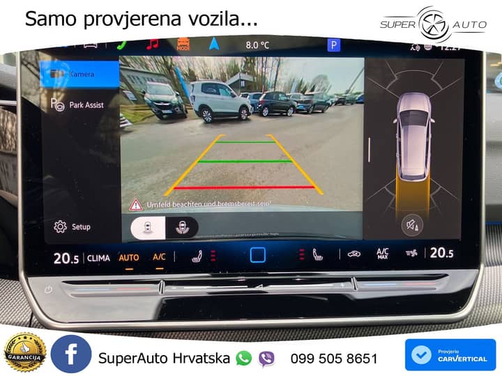 VW Golf 8 Variant 2.0 TDI DSG R-Line 150 KS, LED+ACC+PANO+GR SJED+VIRT+HEAD+KAM