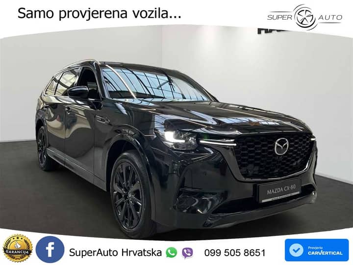 Mazda CX-80 3.3 e-Skyactiv AWD Aut. Homura 254 KS, PANO+360+GR SJED+ACC+KEY+LANE