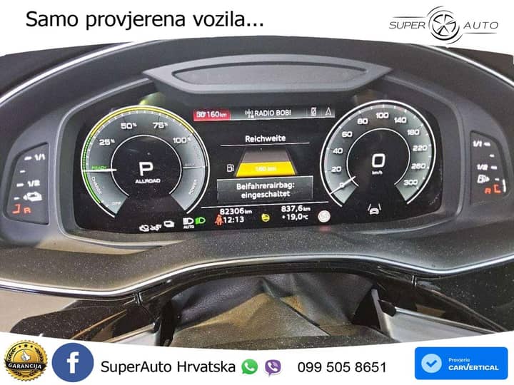 Audi Q8 55 TFSIe quattro Aut. 381 KS, ZRAČNI+ACC+KAM+GR SJED+VIRT+ASIST