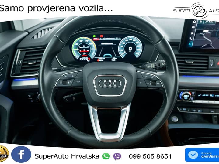 Audi Q5 50 TFSIe quattro S tronic Advanced 299 KS, KAM+GR SJED+HEAD+VIRT