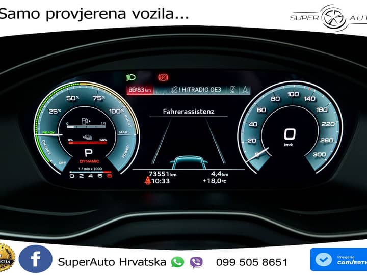 Audi Q5 50 TFSIe quattro S tronic Advanced 299 KS, KAM+GR SJED+HEAD+VIRT