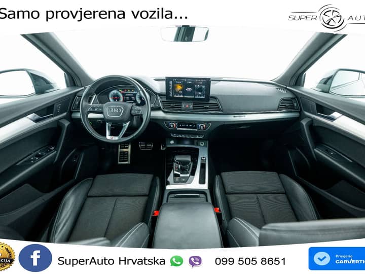 Audi Q5 40 TDI quattro ultra S tronic 2xS line 204 KS, ACC+360+PANO+VIRT+NAVI
