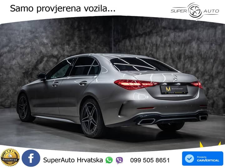 Mercedes C 180 9G-Tr. AMG 170 KS, LED+TEM+GR SJED+KAM+VIRT+PDC