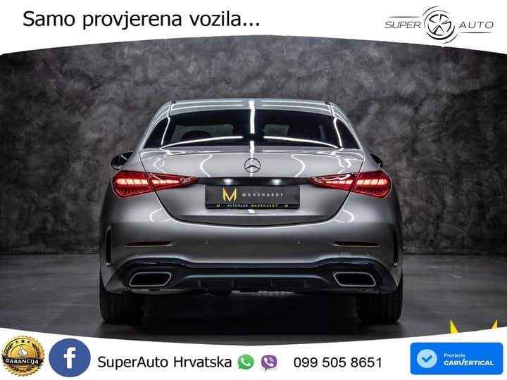 Mercedes C 180 9G-Tr. AMG 170 KS, LED+TEM+GR SJED+KAM+VIRT+PDC
