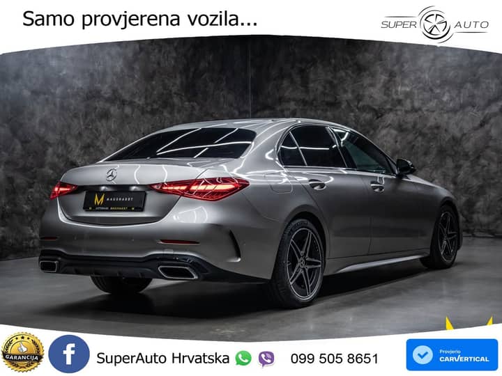 Mercedes C 180 9G-Tr. AMG 170 KS, LED+TEM+GR SJED+KAM+VIRT+PDC