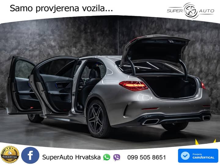 Mercedes C 180 9G-Tr. AMG 170 KS, LED+TEM+GR SJED+KAM+VIRT+PDC
