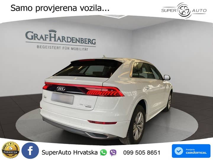 Audi Q8 55 TFSIe quattro Aut. 381 KS, ACC+LED+KAM+GR SJED+HEAD+VIRT