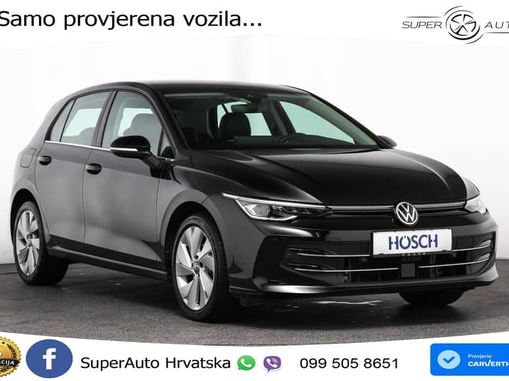 VW Golf VIII 2.0 TDI DSG Style 150 KS, ACC+KAM+VIRT+MASAŽA