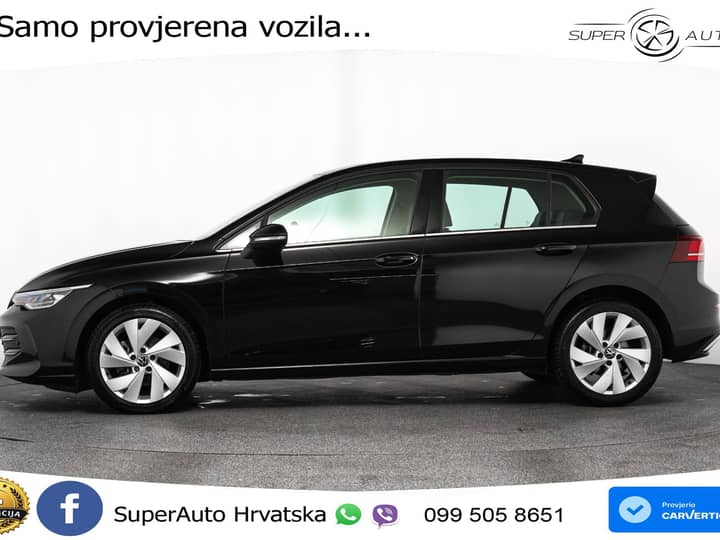 VW Golf VIII 2.0 TDI DSG Style 150 KS, ACC+KAM+VIRT+MASAŽA