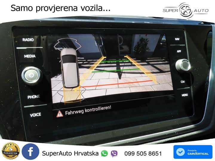 VW Touran 2.0 TDI DSG Comfortline 150 KS, LED+ACC+VIRT+GR SJED+KAM+PARK+MASAŽA