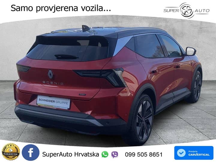 NOVO Renault Scenic E-Tech Techno 220 KS, 360+KEY+GR SJED+VIRT+LANE