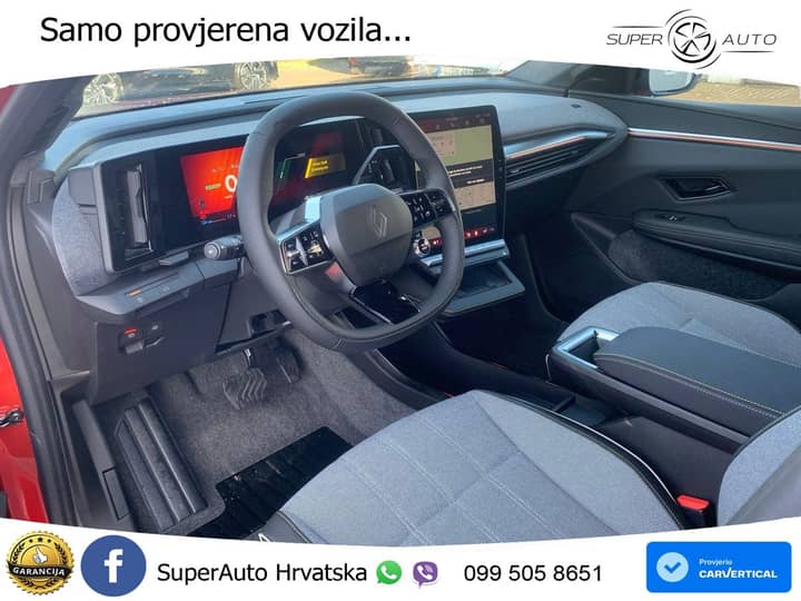 NOVO Renault Scenic E-Tech Techno 220 KS, 360+KEY+GR SJED+VIRT+LANE