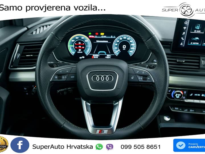 Audi Q5 SB 55 TFSIe quattro S tronic 2xS line 367 KS, ACC+KAM+GR SJED+VIRT+NAVI