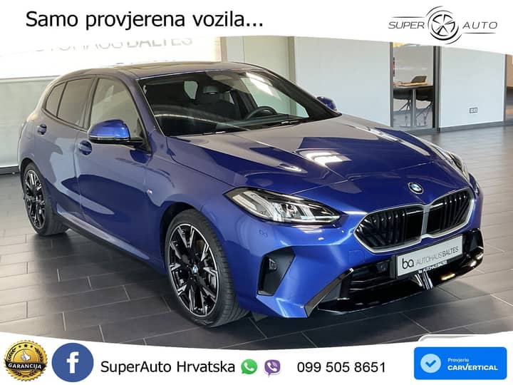 BMW 120d Aut. M Sport 163 KS, LED+PANO+GR SJED+KAM+PARK