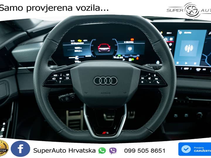 Audi A6 Avant e-tron performance 100 kWh 2xS line 381 KS, MATRIX+ACC+GR SJED+360