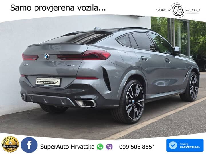 BMW X6 40d xDrive Steptronic M Sport 352 KS, LED+ACC+4xGR SJED+360+PANO