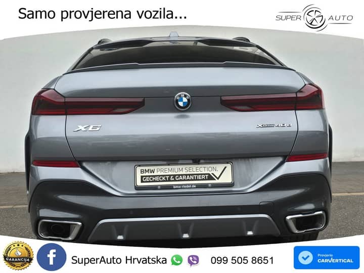 BMW X6 40d xDrive Steptronic M Sport 352 KS, LED+ACC+4xGR SJED+360+PANO