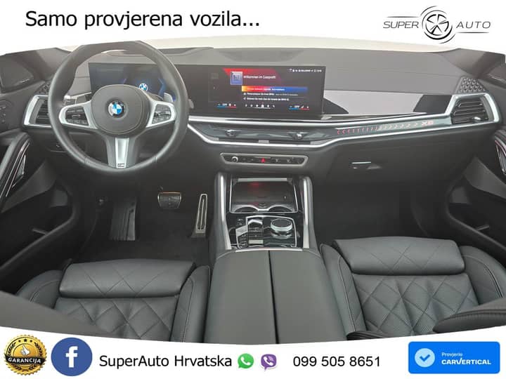 BMW X6 40d xDrive Steptronic M Sport 352 KS, LED+ACC+4xGR SJED+360+PANO