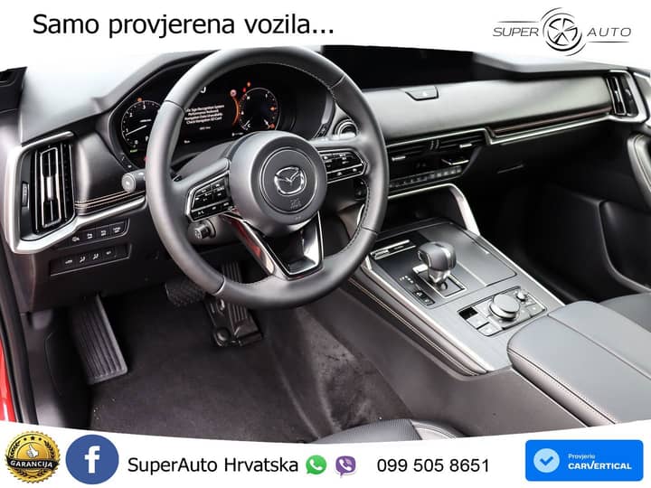 Mazda CX-80 3.3 e-Skyactiv AWD Aut. Homura Plus 254 KS, PANO+360+GR SJED+ACC