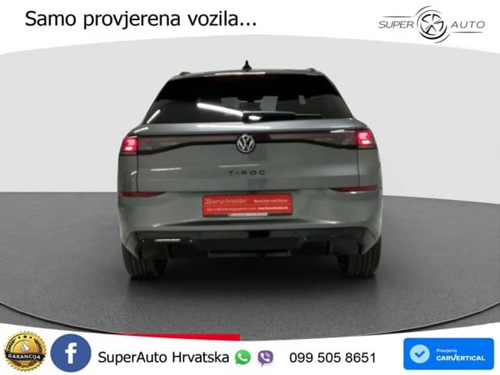VW T-Roc 1.5 eTSI DSG R-Line Black Style 150 KS, LED+ACC+PANO+GR SJED+360+PARK