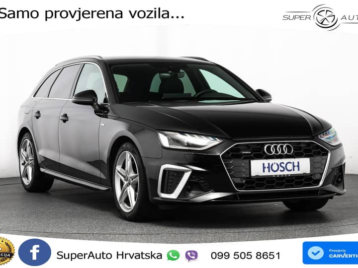 Audi A4 Avant 40 TDI quattro S tronic 2x S line 204 KS, ACC+KAM+VIRT+NAVI