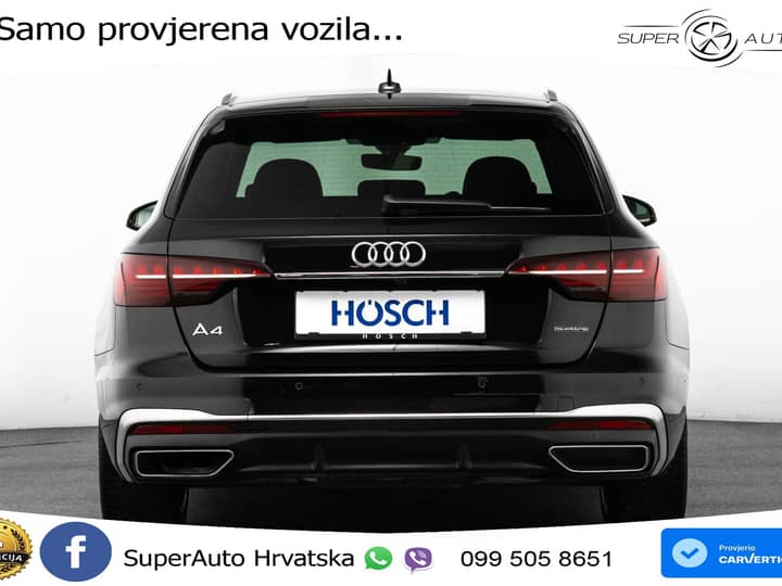 Audi A4 Avant 40 TDI quattro S tronic 2x S line 204 KS, ACC+KAM+VIRT+NAVI