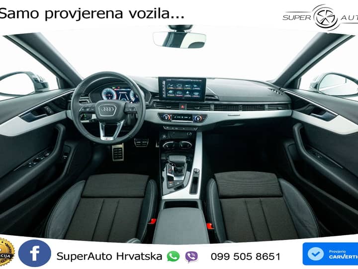 Audi A4 Avant 40 TDI quattro S tronic 2x S line 204 KS, ACC+KAM+VIRT+NAVI