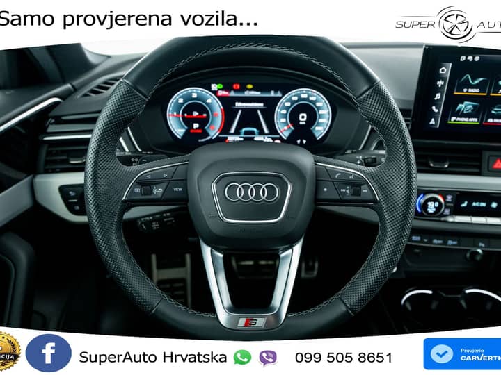 Audi A4 Avant 40 TDI quattro S tronic 2x S line 204 KS, ACC+KAM+VIRT+NAVI