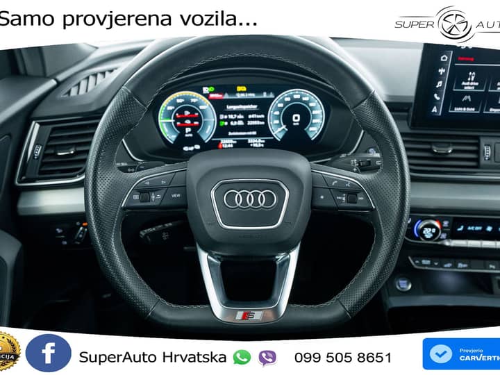 Audi Q5 50 TFSIe quattro S tronic 2x S line 299 KS, ACC+KAM+GR SJED+VIRT+NAVI