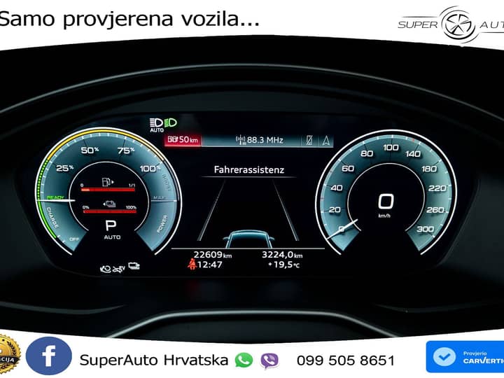 Audi Q5 50 TFSIe quattro S tronic 2x S line 299 KS, ACC+KAM+GR SJED+VIRT+NAVI