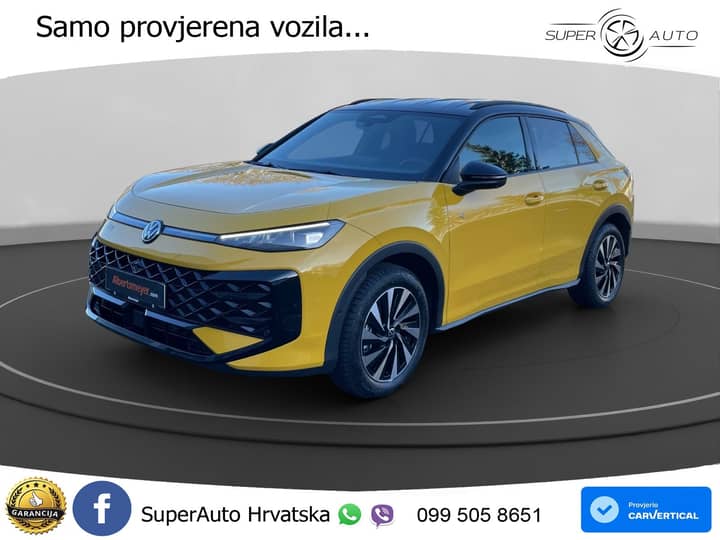 VW T-Roc 1.5 eTSI DSG R-Line 150 KS, ACC+360+KEY+GR SJED+HEAD+VIRT+LANE