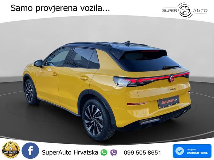VW T-Roc 1.5 eTSI DSG R-Line 150 KS, ACC+360+KEY+GR SJED+HEAD+VIRT+LANE