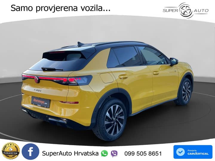 VW T-Roc 1.5 eTSI DSG R-Line 150 KS, ACC+360+KEY+GR SJED+HEAD+VIRT+LANE