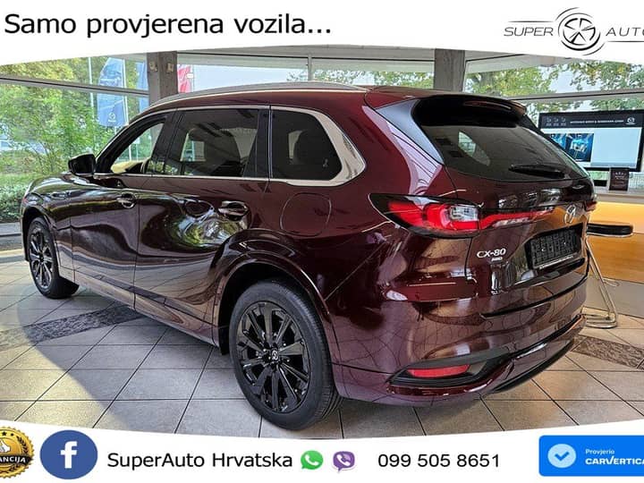 Mazda CX-80 3.3 e-Skyactiv AWD Aut. Homura 254 KS, PANO+360+GR SJED+ACC+KEY+LANE
