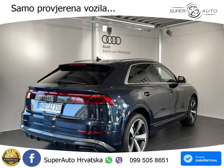 Audi Q8 50 TDI quattro Aut. S line 286 KS, LED+KAM+GR SJED+HEAD+PANO