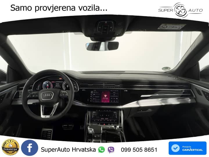 Audi Q8 50 TDI quattro Aut. S line 286 KS, LED+KAM+GR SJED+HEAD+PANO
